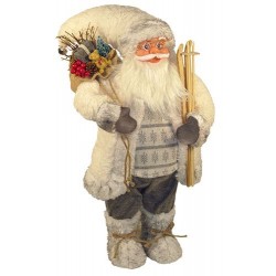 Санта в белом 70см