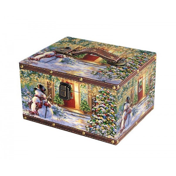 Сундук Дом снеговика+сувенир Сундук Дом снеговика+сувенир