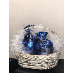 Корзина метелица (малая) + чай + сувенир