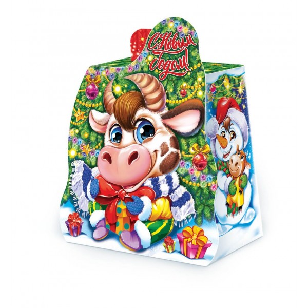 Бычок с подарком Бычок с подарком