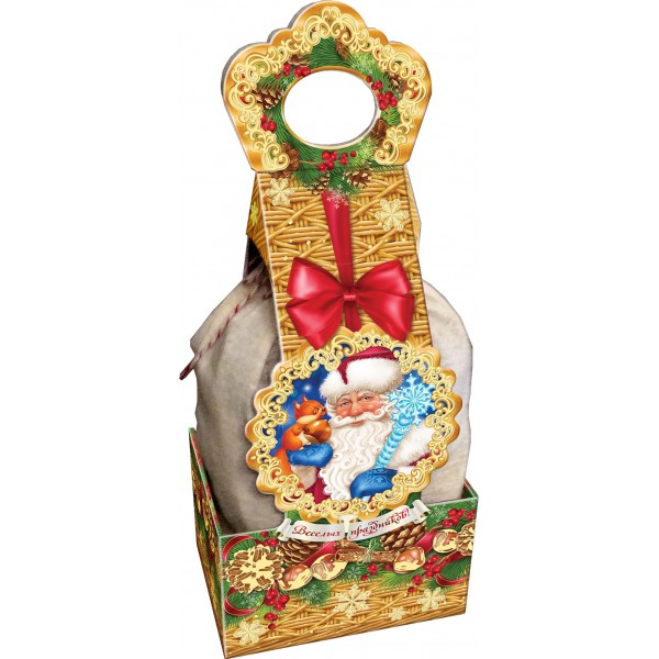 Мешок Мороза (текстиль+картон) Мешок Мороза (текстиль+картон)