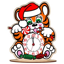 Часы тигренок