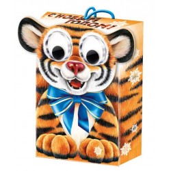 Тигруля (3D глаза вращаются) +медаль+письмо Деду Морозу