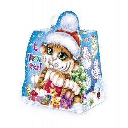 Тигренок с подарком + медаль