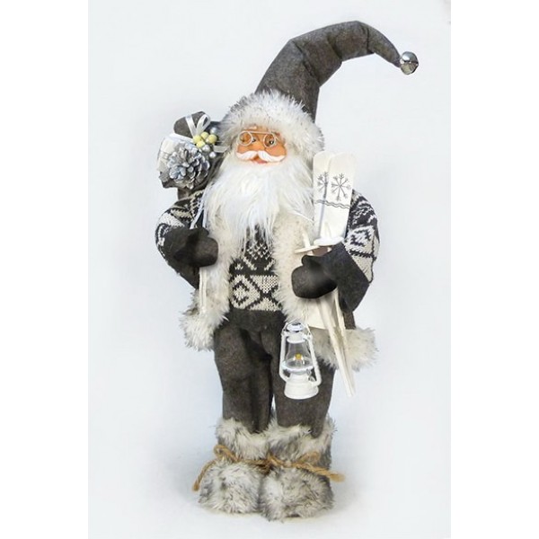 Санта с лыжами 70см Санта с лыжами 70см