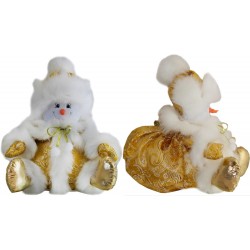 Снеговик золотой