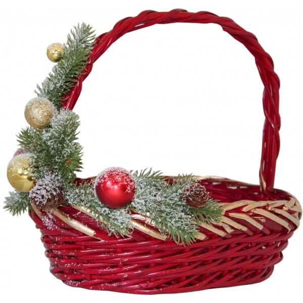 Корзина с декором Корзина с декором