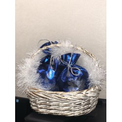 Корзина метелица (малая) + чай + сувенир