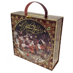 Чемоданчик c кожаной ручкой