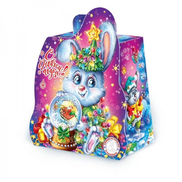 Заяц с подарком Заяц с подарком