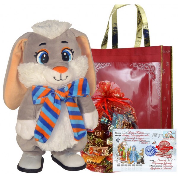 Заяц интерактивный (ходит,поет) 28см Заяц интерактивный (ходит,поет) 28см