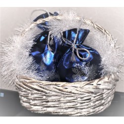 Корзина метелица+чай+сувенир