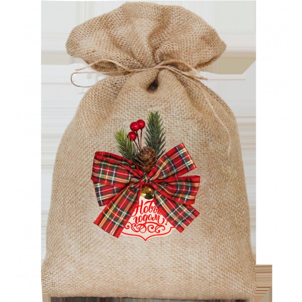 Джутовый мешочек макси Джутовый мешочек макси