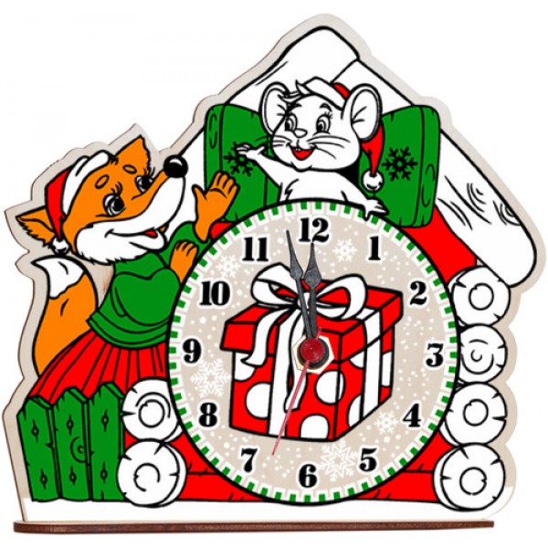 С-6 Часы Теремок (дерево) С-6 Часы Теремок (дерево)