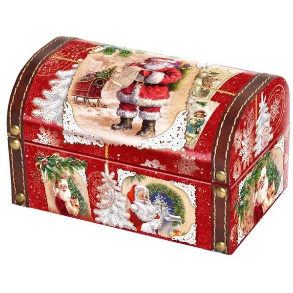 Д-11 Сундук Стихи Деда Мороза+ сувенир Д-11 Сундук Стихи Деда Мороза+ сувенир