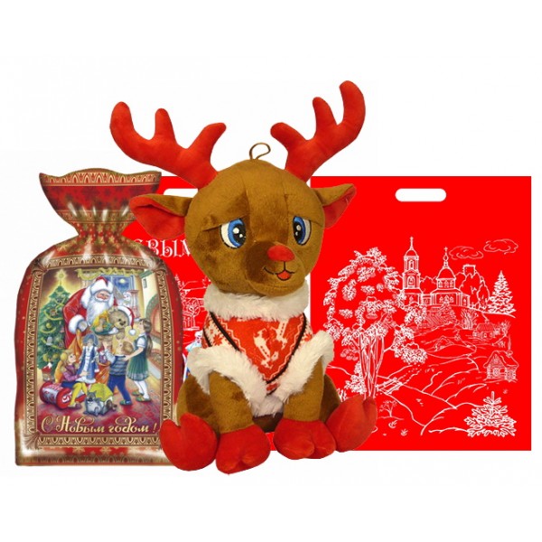 М-15 Олень в красном 35см М-15 Олень в красном 35см