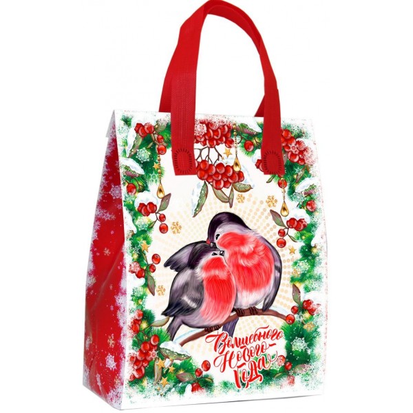 П-13 Сумочка Снегири (с клапаном) П-13 Сумочка Снегири (с клапаном)