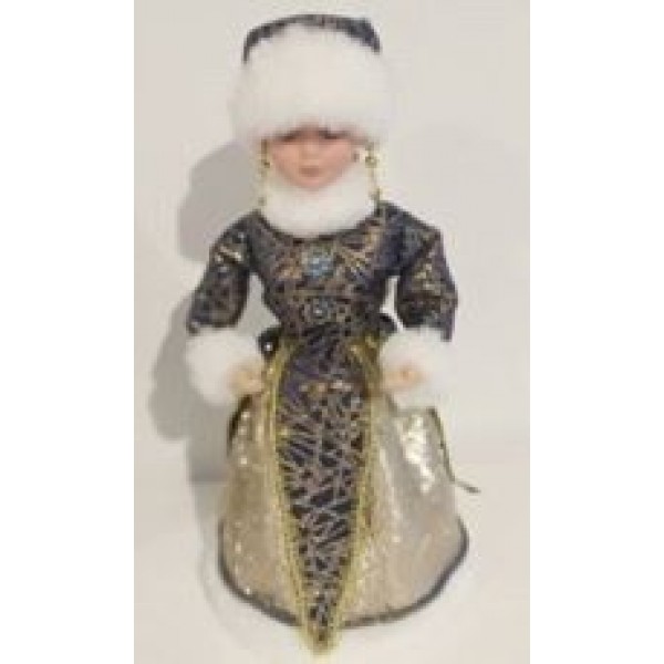 В-8 Снегурочка в фиолетовом 40см В-8 Снегурочка в фиолетовом 40см