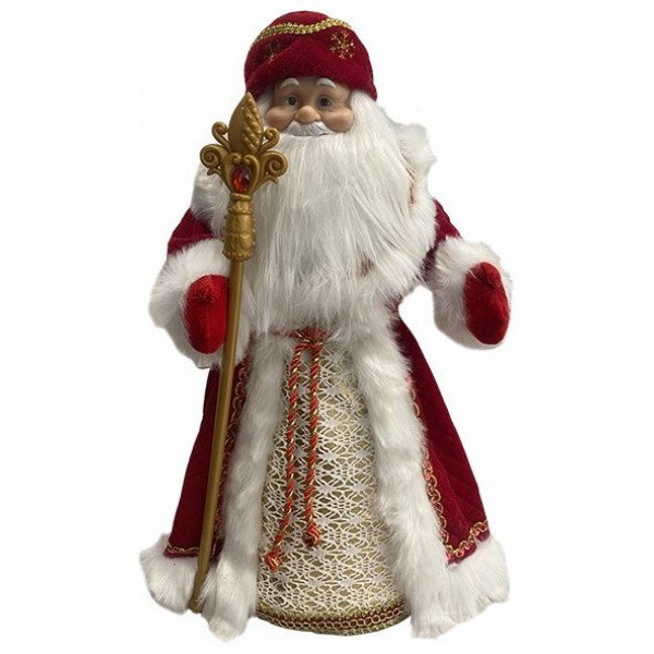 В-9 Дед Мороз в бордовом 50см В-9 Дед Мороз в бордовом 50см