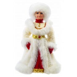 В-15 Снегурочка в белом 40см