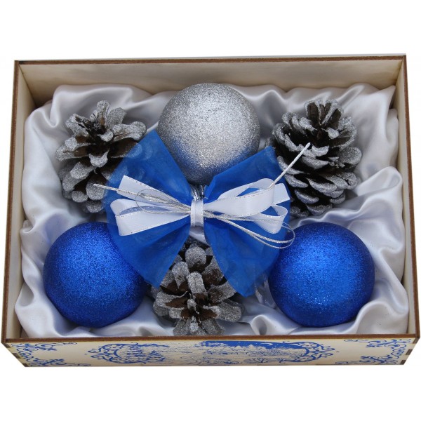 Гирлянда из шаров синяя Гирлянда из шаров синяя