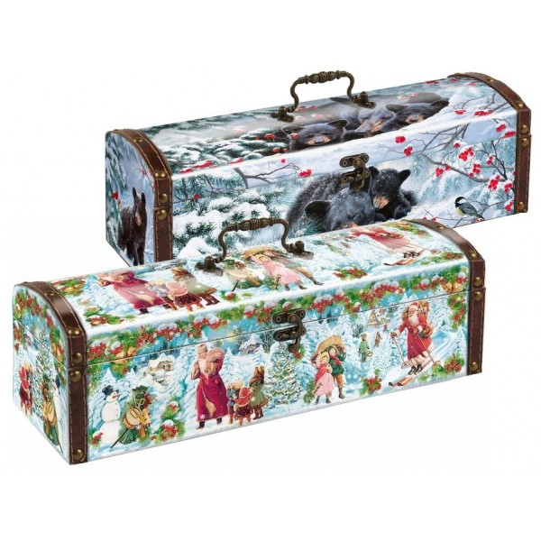 Сундук Бурые медвежата сувенир Сундук Бурые медвежата сувенир