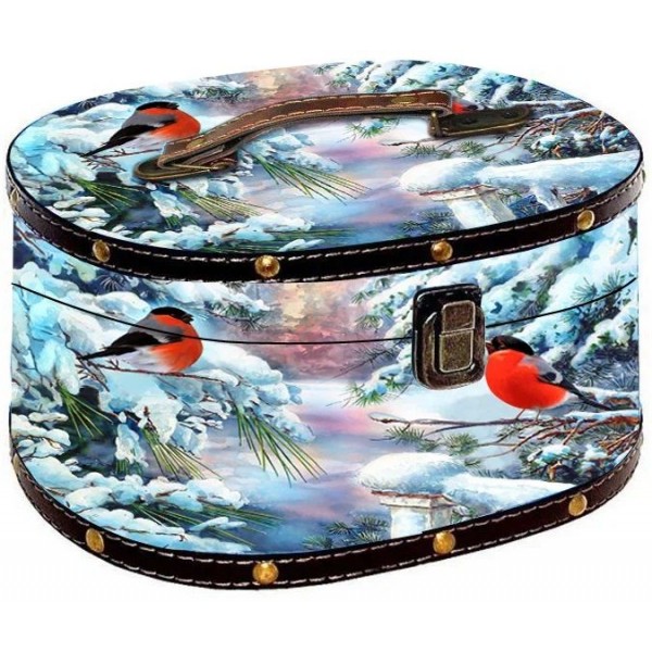 Снегири на ветке+ сувенир Снегири на ветке+ сувенир