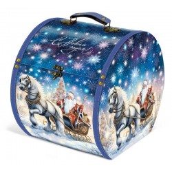 Сундук Дед Мороз на санях+сувенир