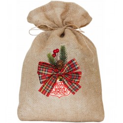 Джутовый мешочек миди