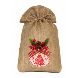 Джутовый мешочек мини