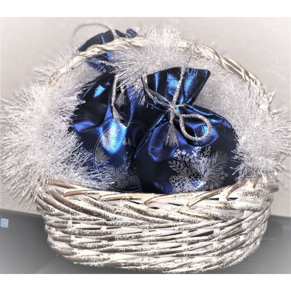 Корзина метелица+чай+сувенир Корзина метелица+чай+сувенир