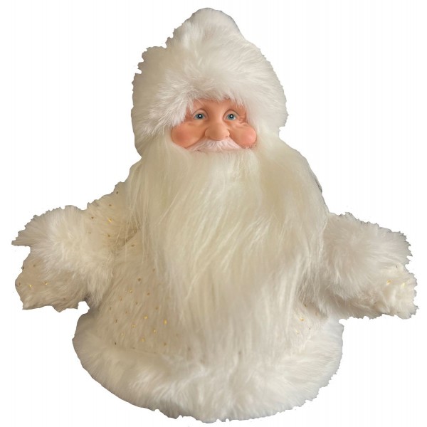 Дед Мороз белый 28см Дед Мороз белый 28см