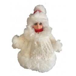 Снегурочка белая 28см